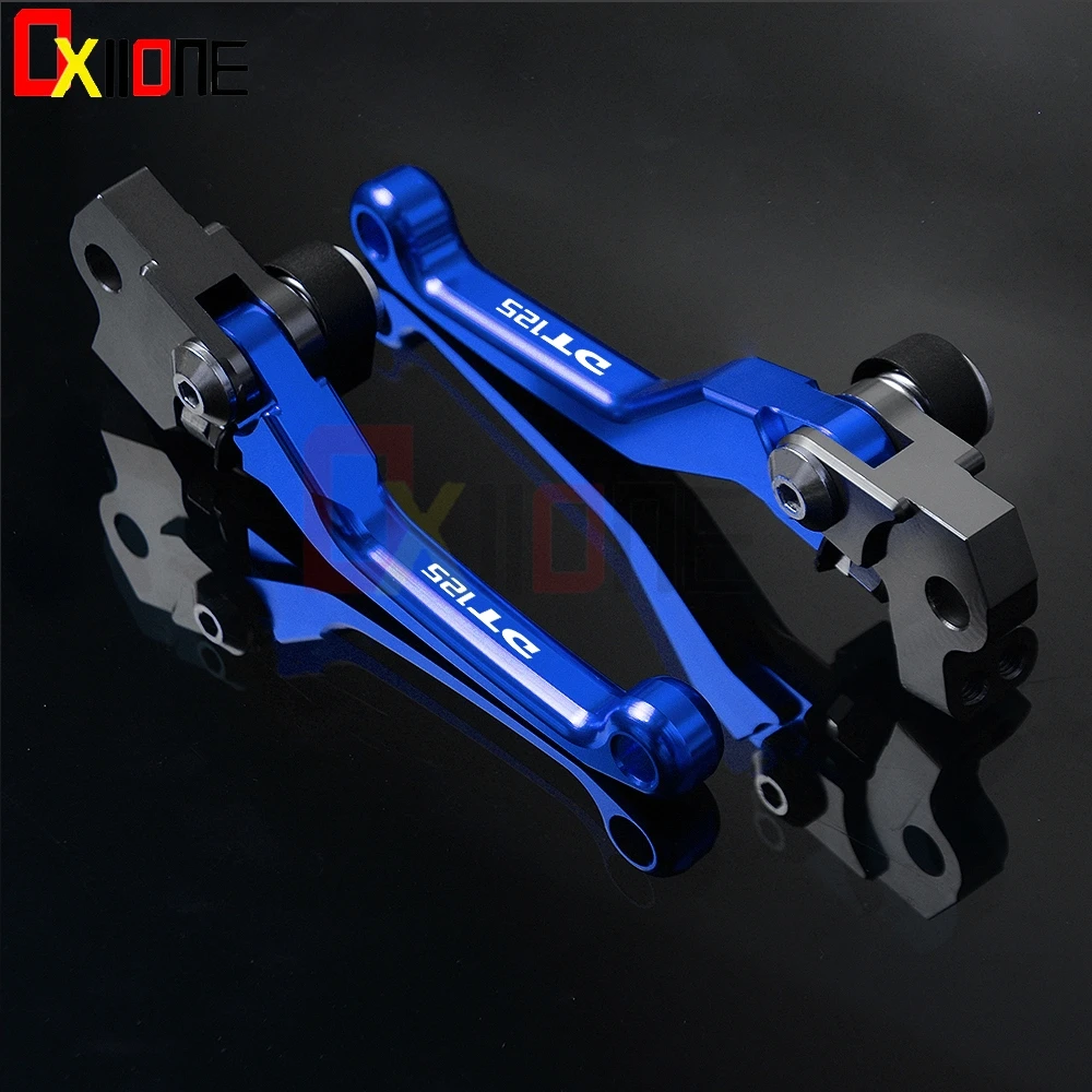 Motorcycle CNC Aluminum Pivot Brake Clutch Lever Dirt Bike Motocross For Yamaha DT125 DT 125 1987 1988 1989 2000 2001-2005