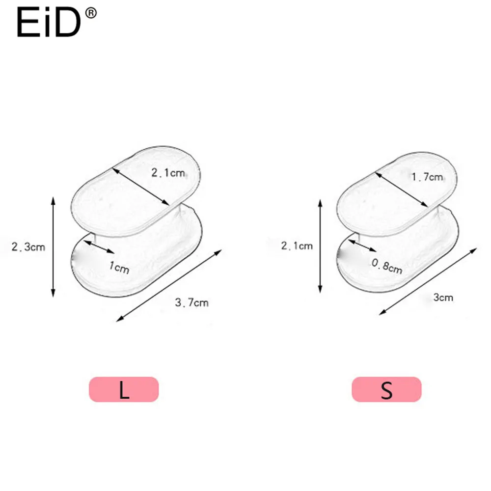 Eid 2 peças corretor para joanete, separador de dedos hálux valgo corretor de joanete, espaçador de cuidados com os pés, alívio da dor inserções