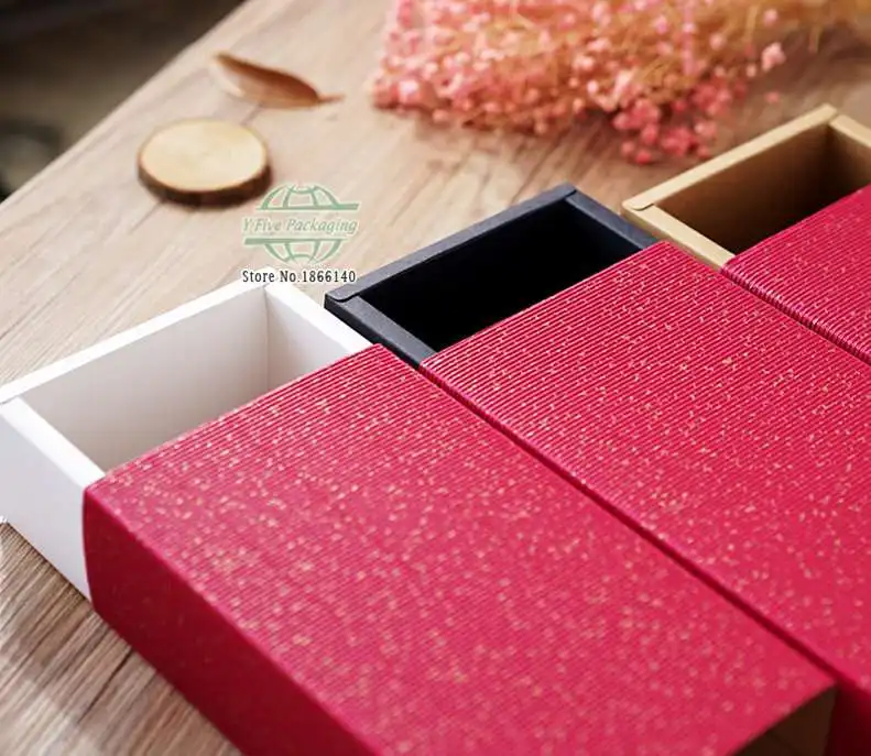 22*11.5*6CM 6 Colors Kraft Paper Drawer Box Blank Candy Paper Box Handmade Soap Gift Box 100pcs/lot Free shipping