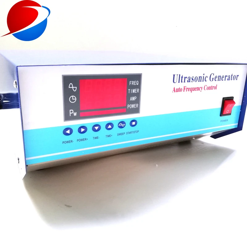 

Three Frequency 28K/41K/123K Ultrasonic Cleaning Generator 600W With PLC Control For Ultrasonic Transducer Box