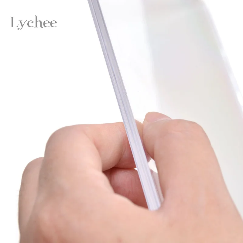 Lychee Life 1Pcs Transparent Provo Craft Adapter Plate Platform Replacement For Cut Dies Scrapbooking Embossing Card Making