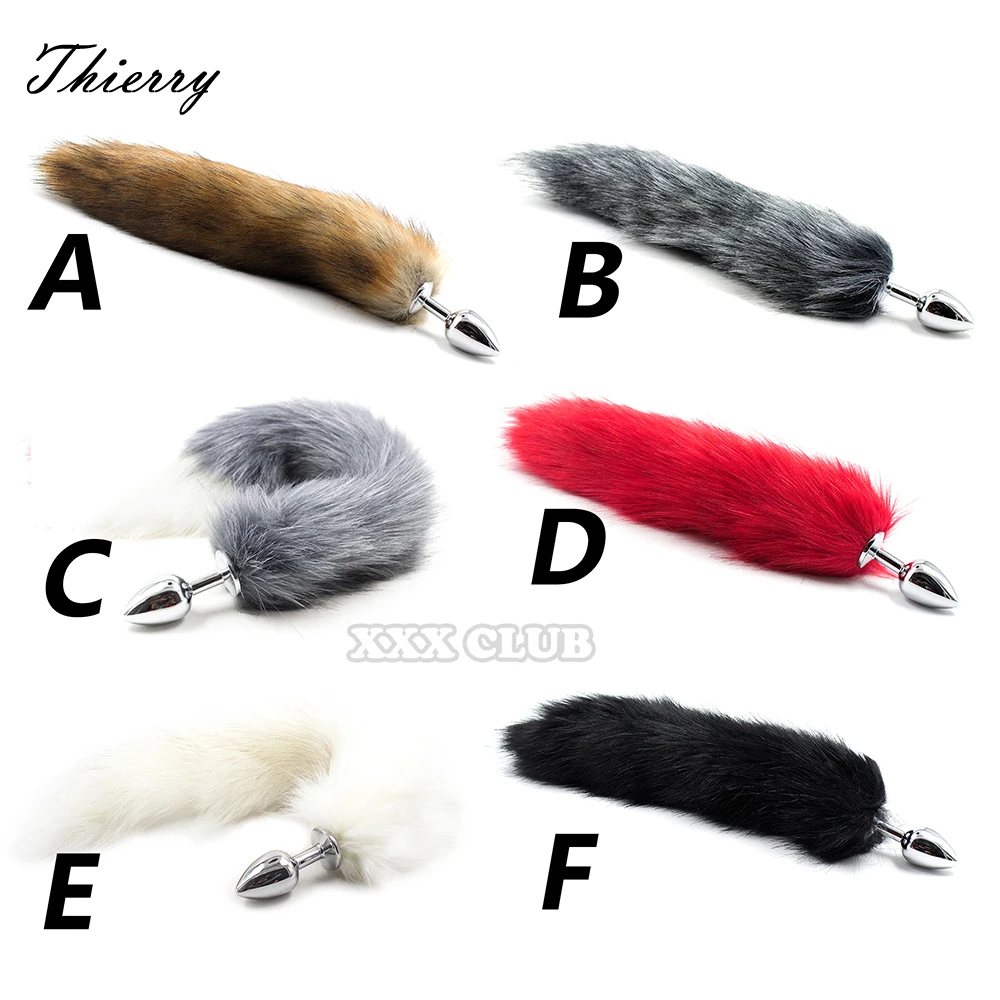 Thierry Fox Tail Anal Butt Plug ,Adult Sex Toys For Woman, Sex Products Shop,Special Erotic Toys for Adult Games And Roleplay