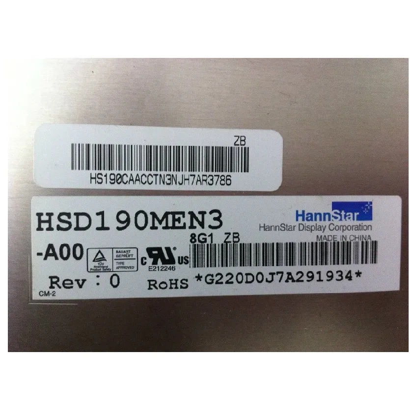 

Original HSD190MEN3-A01 HSD190MEN3 A01 19.0" a-Si TFT-LCD Panel LCD display