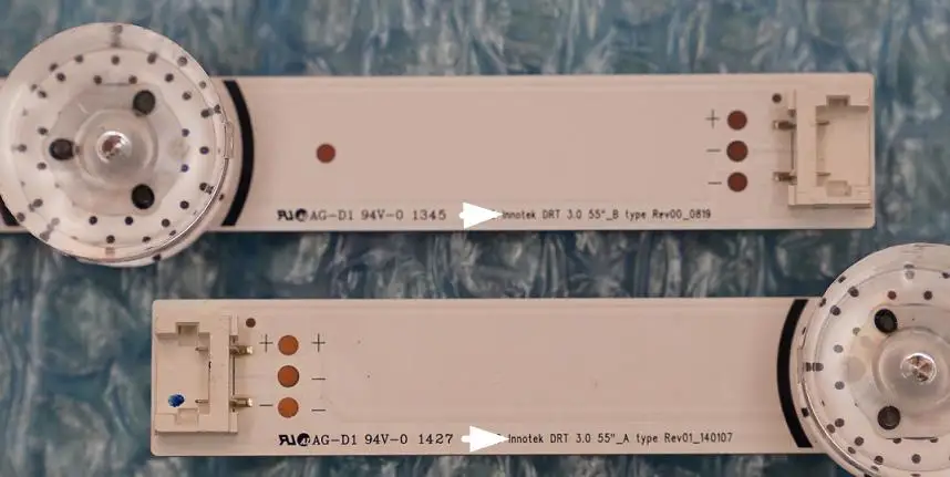 10 buah sirkuit strip 5 + 6LED Circuits 1155MM untuk Circuits Circuits LC550DUE Circuits
