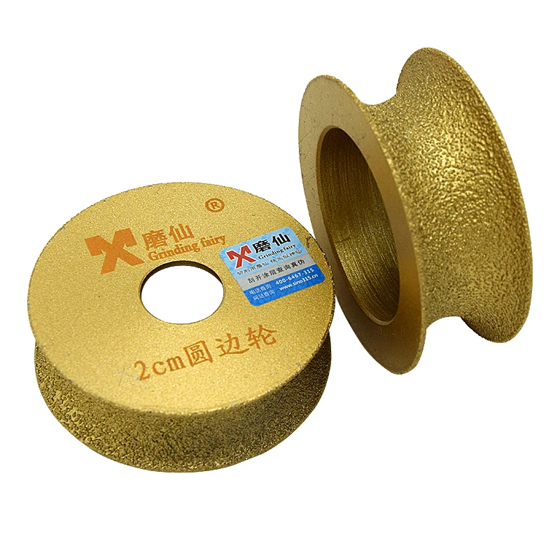 Smerigliatrice angolare diamantata mola diamantata mola semicircolare bordo tondo vetro ceramica porcellana marmo rettifica