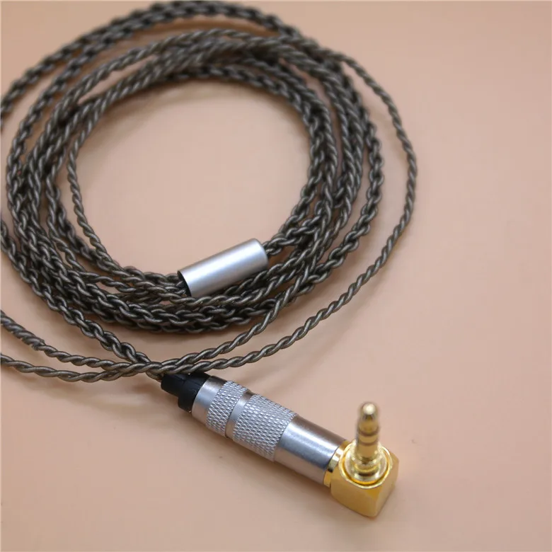 2 pines de 0,78mm, cristal único de cobre Chapado en plata para auriculares JH/1964/UE18