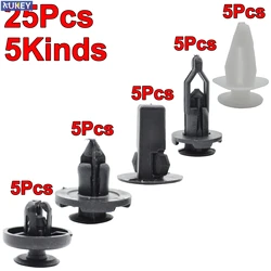 Xukey 25pcs/set Trim Bumper Panel Wheel Arch Plastic Fasteners Clips Set For Toyota Avensis