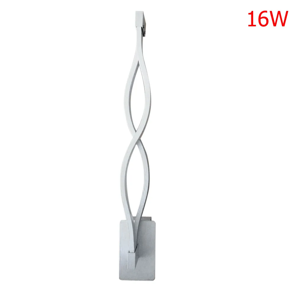 High Brightness LED wall Light mirror lamp Fixture Wave Acrylic LED White Lamp for Living Dining room corridor Lighting Dropship
