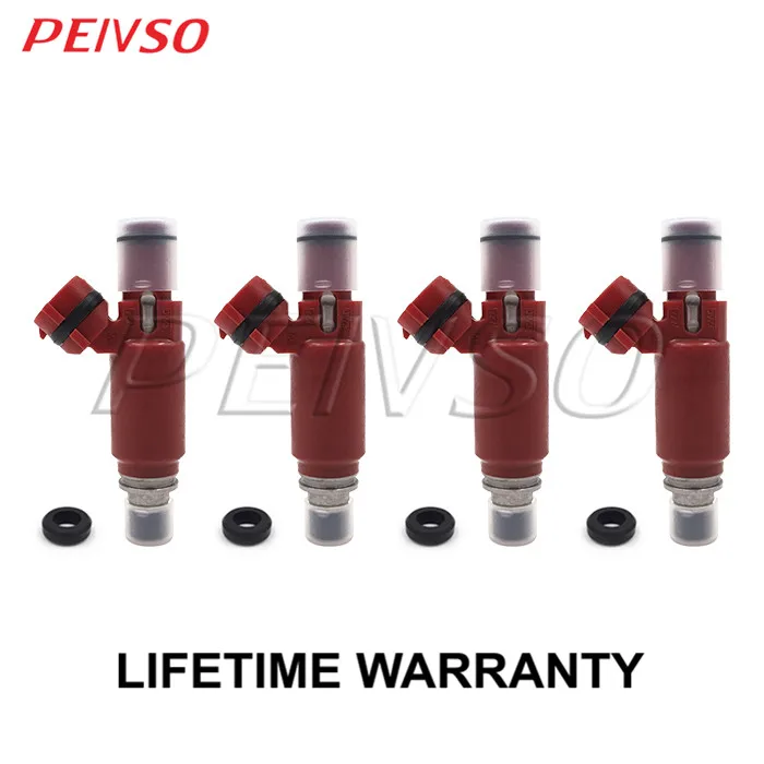 PEIVSO 4pcs 15710-52G00 195500-3260 Fuel Injector For CHEVROLET&SUZUKI METRO 1998~2001 / SWIFT 1998~2001 1.3L L4 1955003260