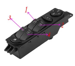 Window Control Regulator Switch button for Mercedes Benz Viano Vito W639 A6395451313 Auto Accessories HOT