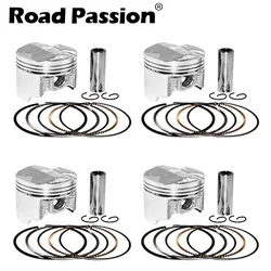 Motorcycle 55mm STD ~ 150 Piston Ring Kit For Honda CB400 CB1 VTEC 400 I II III IV CB400SF CBR400 CBR23 VFR400 VFR 21 24 30