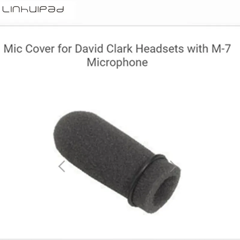 

5pcs Aviation soft foam mic windscreen microphone covers Sponge windshield fit on David Clark M-7 headset microphone