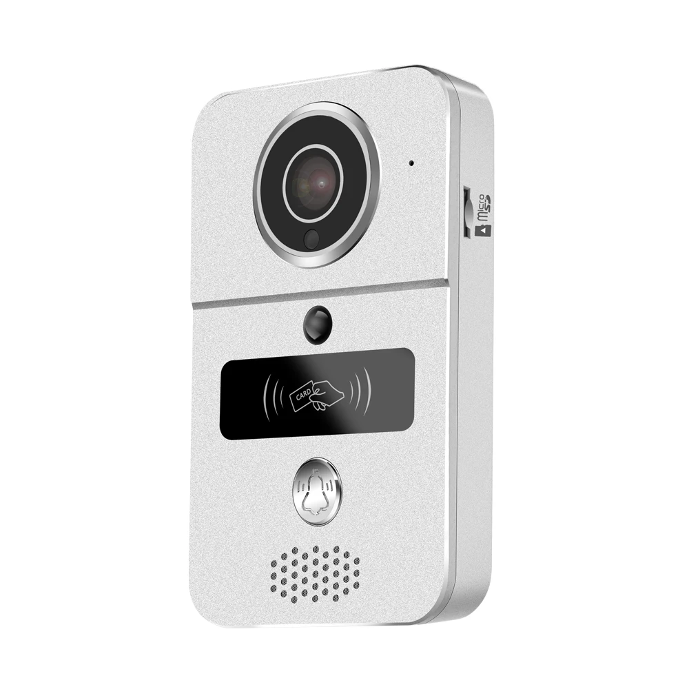 1Pcs Home Security Camera Tuya Smart Life Cellphone App WiFi Door Bell Video Door Phone Intercom System RFID Unlock