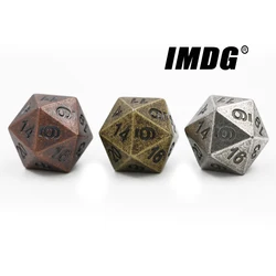 1 stücke D20 Polyeder RPG Würfel 20-seiten Zubehör Metall Würfel DND Verschiedene Farbe Digitale Spiel Würfel