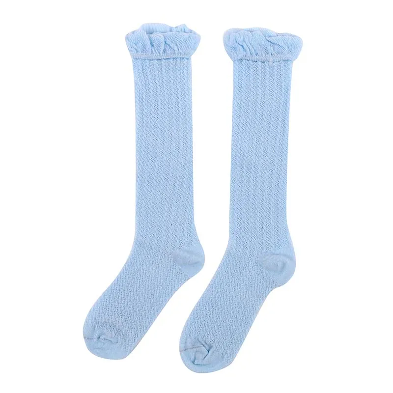 

Newborn Baby Sock Girls Boys Cotton stockings Solid Knee High Socks Leg Warmers Non Slip Soft infantile Socks SK12