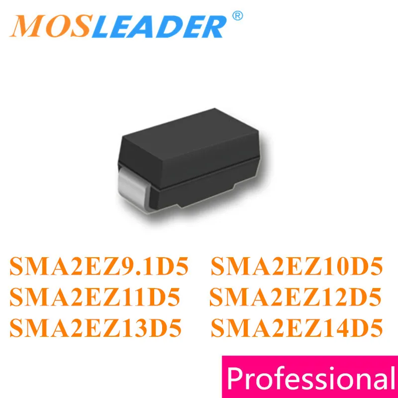 

Mosleader 1800PCS SMA SMA2EZ9.1D5 SMA2EZ10D5 SMA2EZ11D5 SMA2EZ12D5 SMA2EZ13D5 SMA2EZ14D5 DO214AC Made in China