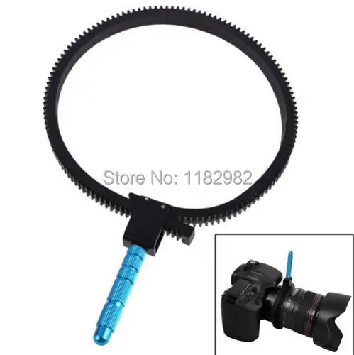 

Adjustable Flexible Gear Ring Belt w/Hand For DSLR Camera Follow Focus Zoom Lens lens size 49mm 52mm 55mm 58mm 62mm 67mm 72mm