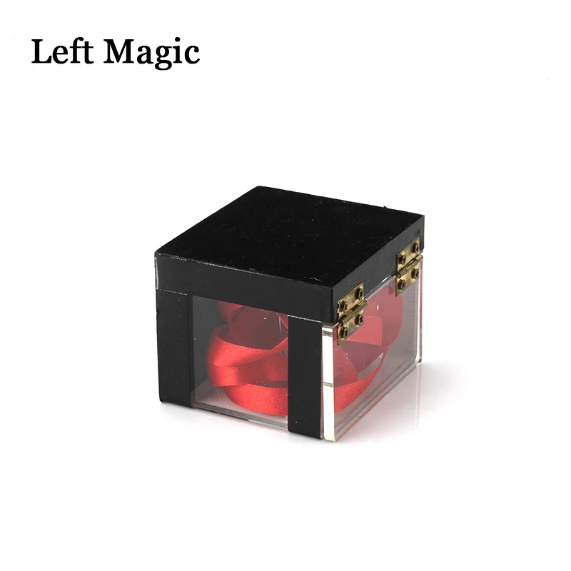 The Crystal Clear Switching Box Magic Tricks Prediction Box Magia Stage Close-Up Street Accessories Illusion Gimmick Prop Comedy