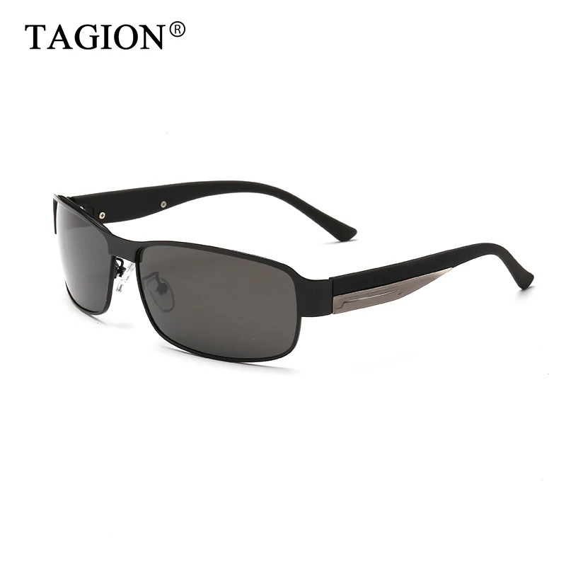 2024 TAGION Luxury Brand Vintage Rectangle Sunglasses for Men Polarized Lenses Driving Glasses gafas oculos de sol 8485