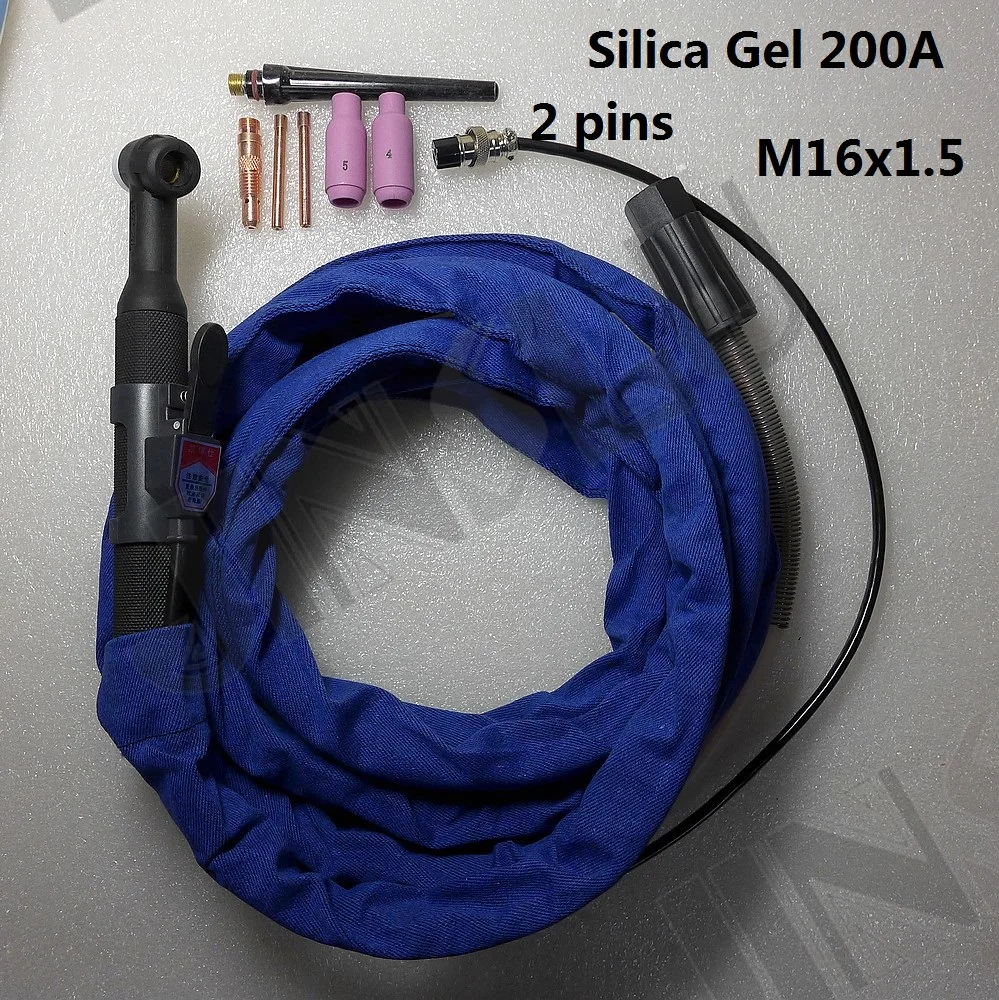 

Silica Gel Soft WP-26 WP 26 TIG-26 Tig Torch Complete Package 4M 12Feet with M16 x 1.5mm 26 Series SALE1