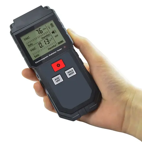 Portable EMF Digital Meter for Devices easyover