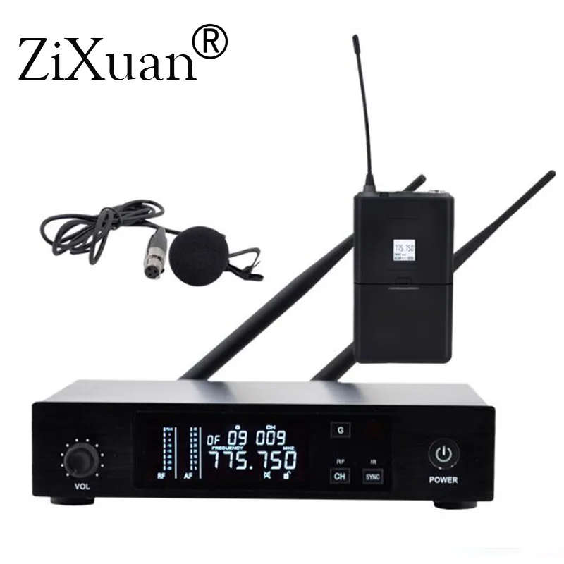 

New high quality UHF stage performance wireless microphone lavalier headset recording microphone