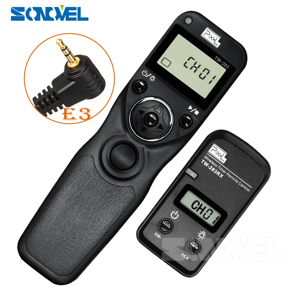 Pixel TW-283 E3 Wireless Timer Remote Control for Canon EOS 1300D 1200D 1100D 1000D 760D 750D 700D 650D 600D 550D 500D 450D 400D