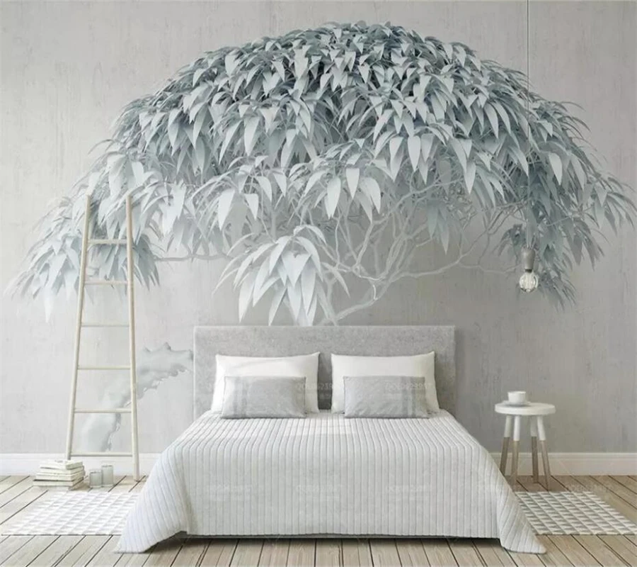 

wellyu Custom wallpaper 3d mural hand-painted painting flowers and birds fashion interior background decoration 3d wallpaper