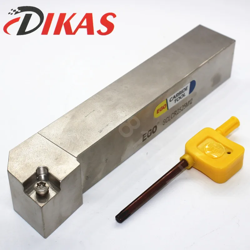 

Dikas 1PCS SCLCR2525M12 Lathe tool holder CNC lathe. Adaptation with CCMT1204