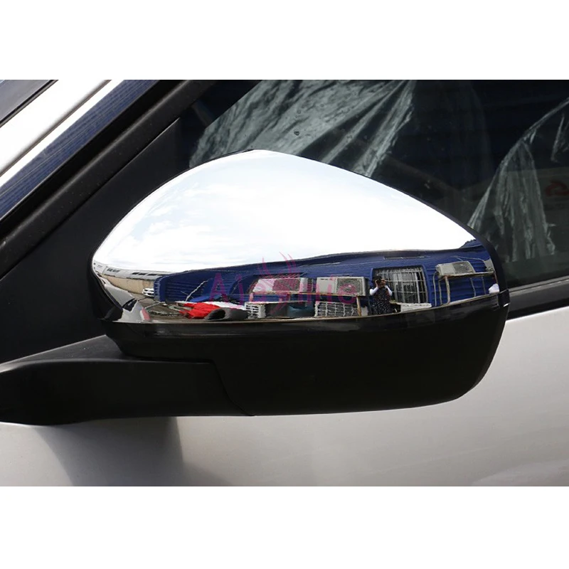 Accessories For Peugeot 5008 3008 2017 2018 Highlight Silver Door Mirror Overlay Rear View Cover Trim Chrome Car Styling
