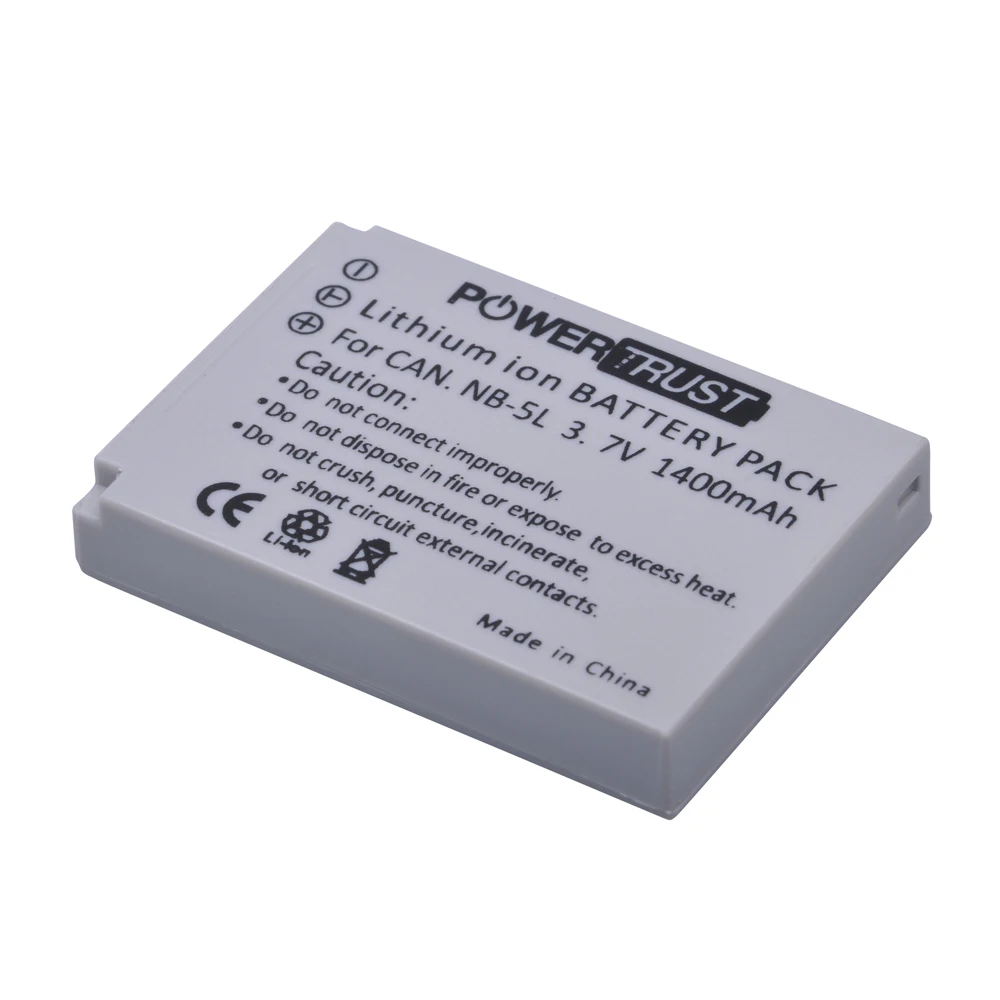 1 × 1400mah NB-5L nb 5L NB5Lカメラ充電池キヤノンS110 SX200 SX210 SX220 SX230 はhs ixus 850 870 800 860 990 sd 950 970