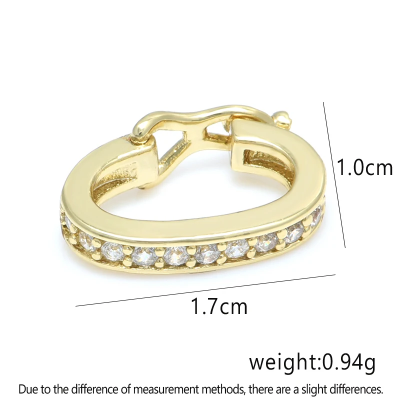 17*10mm Accessories Buckles Clasps Hooks for Jewelry Bracelet  Making Diy Jewelry  Findings Bracelet Necklace Wholesale
