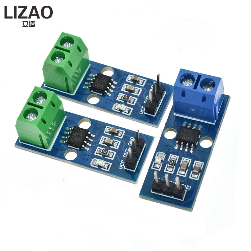 LIZAO offre spéciale ACS712 5A 20A 30A Module de capteur de courant Hall Module ACS712 pour Arduino 20A