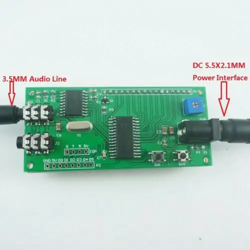 Imagem -03 - Decodificador com Display Lcd Tons de Discagem Codificador Dtmf Voz de Áudio Chave do Telefone Móvel Almofada Dtmf Mt8870 Ce037 Pcs