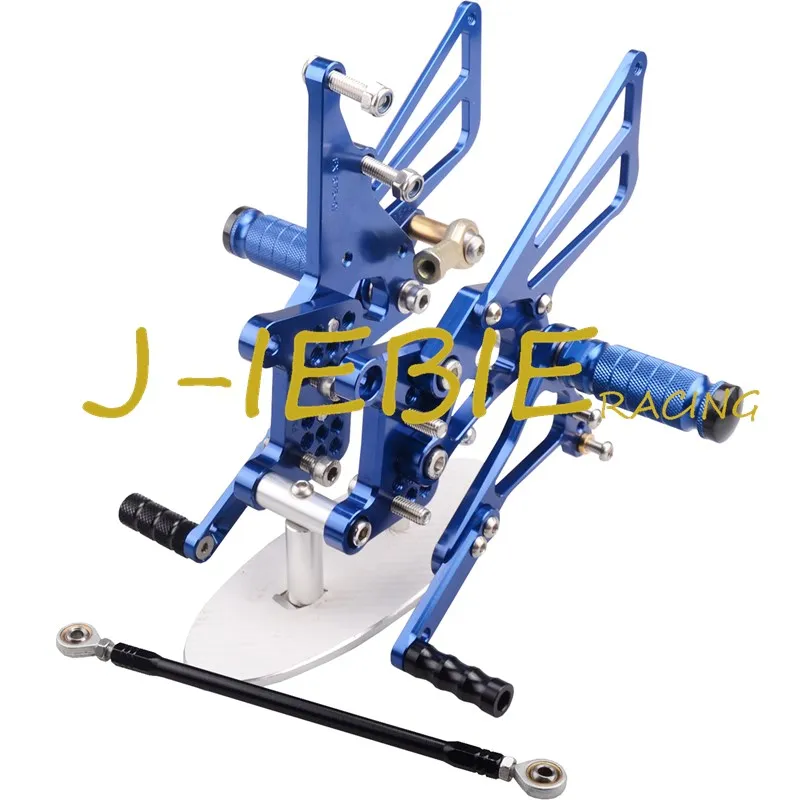 

CNC Racing Rearset Adjustable Rear Sets Foot pegs Fit For Triumph T595 T509 955i SPEED TRIPLE 1050 BLUE