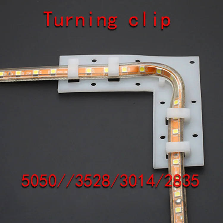 plastic turning clips for LED strip light 5050 2835 3014 3528