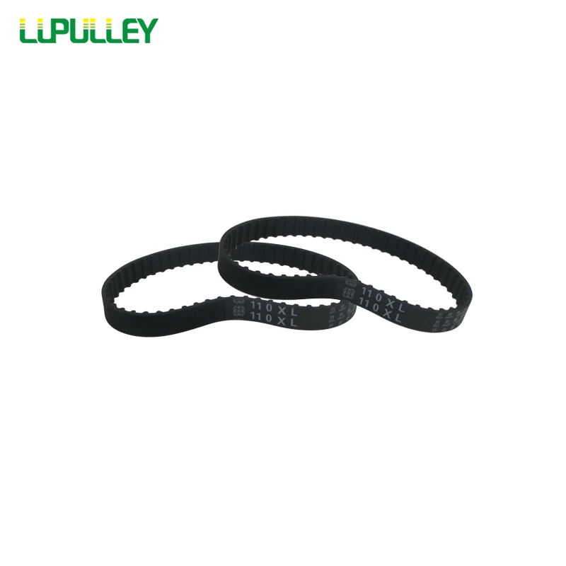 

LUPULLEY XL Timing Belt 106XL/108XL/110XL/112XL/116XL/118XL/120XL 5.08mm Pitch 10mm Width Synchronous Drive Belts Black Rubber