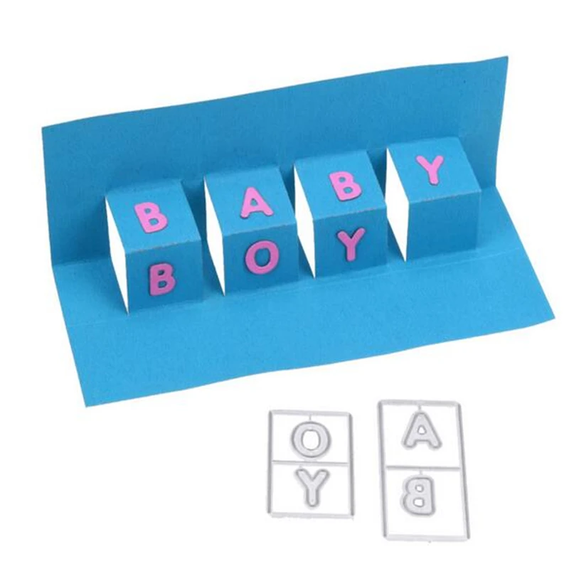 

YLCD1053 Baby Boy Metal Cutting Dies For Scrapbooking Stencils DIY Album Cards Decoration Embossing Folder Die Cuts Template