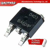 10PCS D403 TO252 AOD403 TO-252 new and  original IC