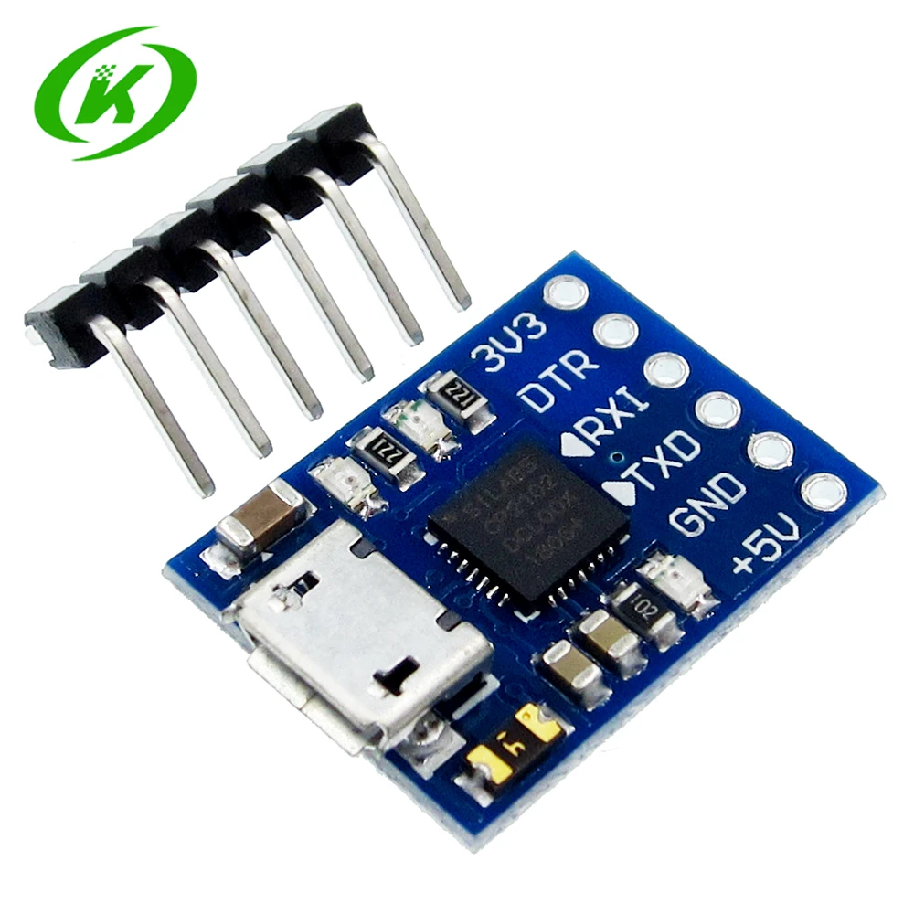 1pcs CJMCU CP2102 MICRO USB to UART TTL Module 6Pin Serial Converter UART STC Replace FT232 NEW