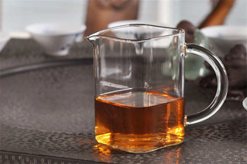 Handmade Heat-Resisting Glass teapot mug 250ml,Cha hai Gongdao Teacup Fair mug,kung fu tea cups teaset gongdao bei tea cup