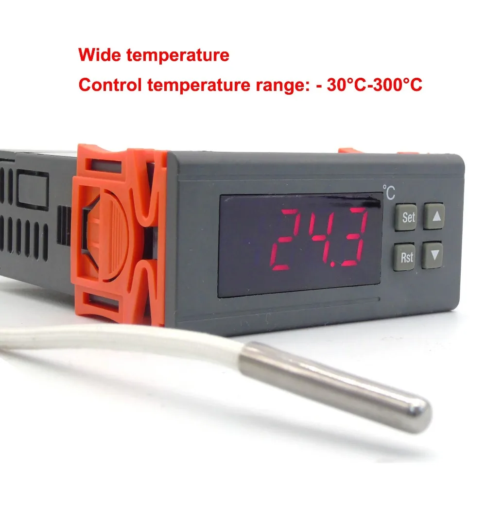 

220V 110V 12V 30A 10A oven temperature controller with controlling range: -30~300 degree