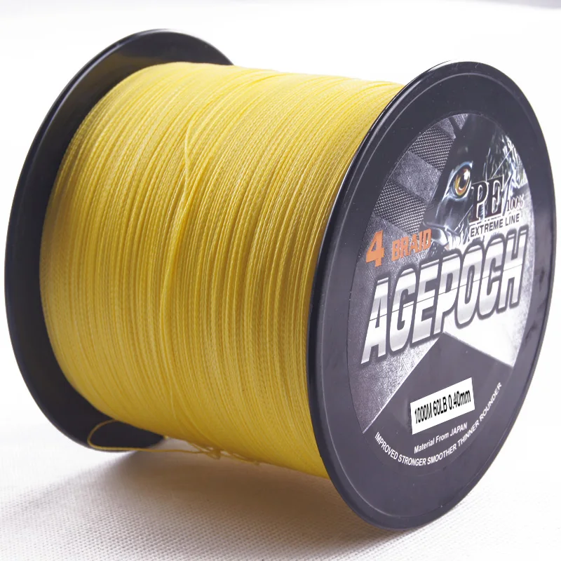 DORISEA 4 Strands 1000m/1100yards 6-100LB PE Braided Multifilament Fishing Wire Line