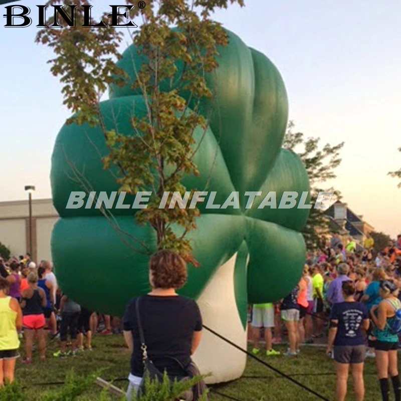 

Customized artificial giant inflatable shamrock inflatable clover replica for advertising