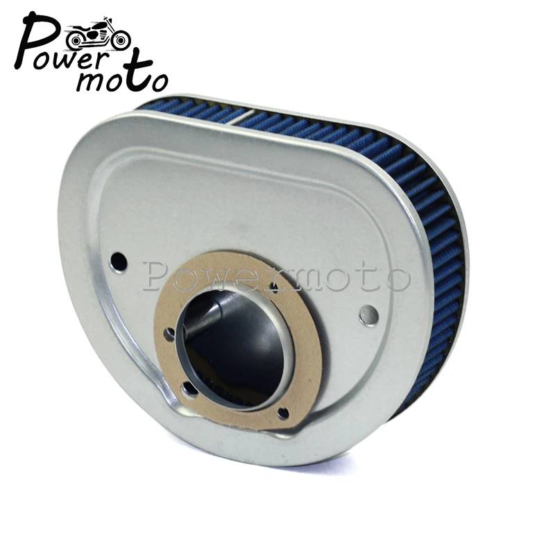 For Harley Touring Dyna Softail Twin Cam 1999-2011 Blue Motorcycle High Flow Air Filter Air Cleaner Intake 29461-99