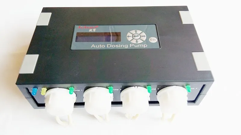 Jebao Auto Dosing peristalsis pump DP-4 for coral reef aquarium 4 pump head