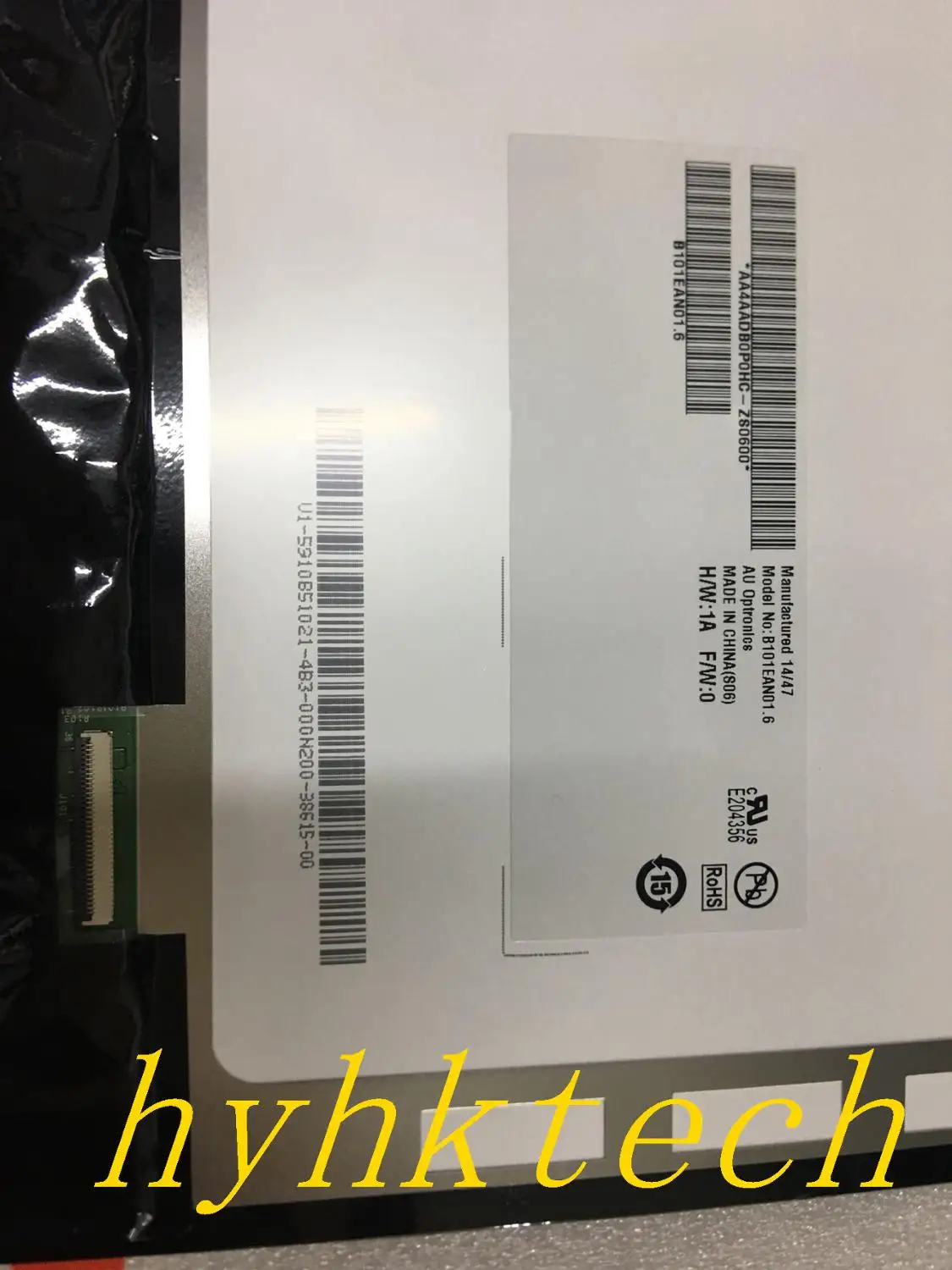 B101EAN01.6 10.1 بوصة ، TFT شاشة الكريستال السائل ، جديدة ومبتكرة في الأوراق المالية