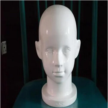 Free Shipping!!Children Fiberglass Mannequin Head Model Top Level Manufacturer In China