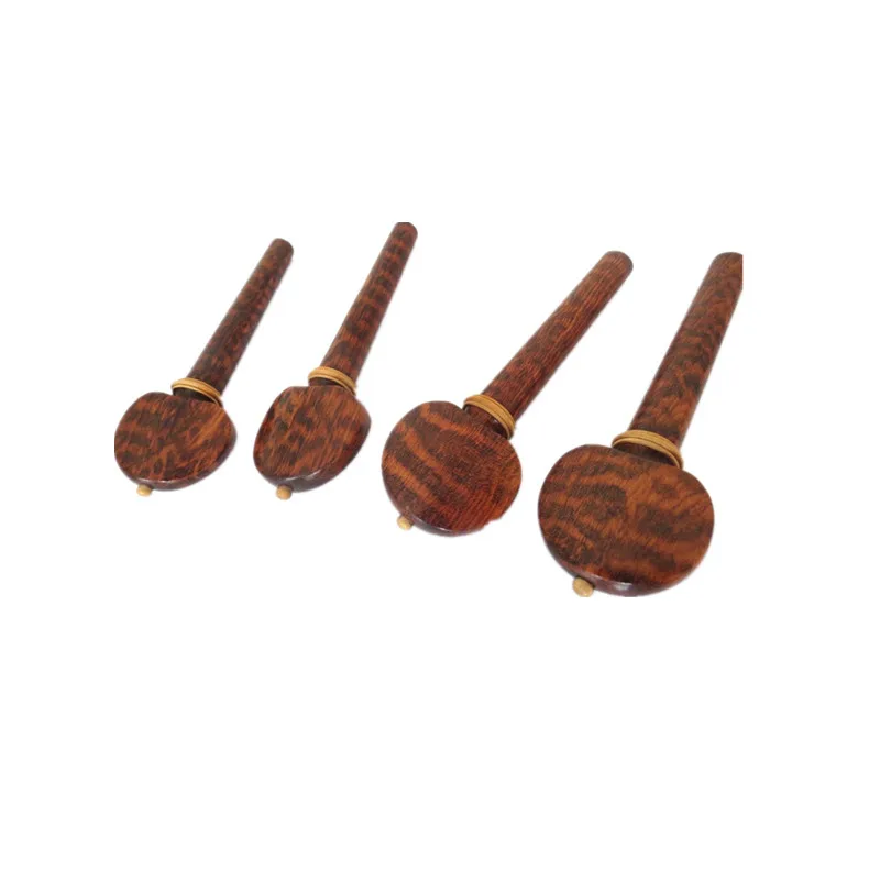 1 set (4pcs) snakewood cello tuning pegs 4/4 full size cello parts