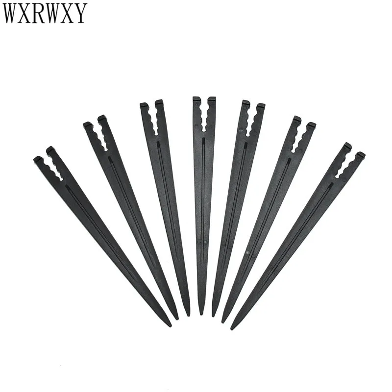 wxrwxy Garden hose holder 4/7 3/5 hose bracket 1/8 1/4 Plastic Fixed Stems Support Holder Drip Irrigation adapter 10 pcs